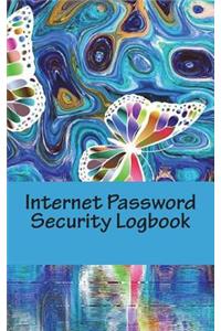 Internet Password Security Logbook