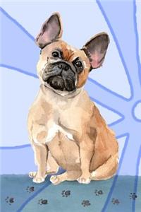 Bullet Journal Notebook for Dog Lovers, French Bulldog Sitting Pretty 2