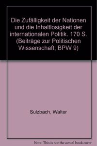 Die Zufalligkeit Der Nationen