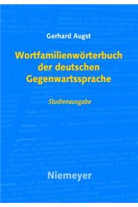 Wortfamilienworterbuch Der Deutschen Gegenwartssprache