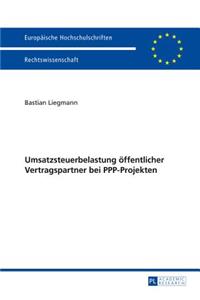 Umsatzsteuerbelastung Oeffentlicher Vertragspartner Bei Ppp-Projekten