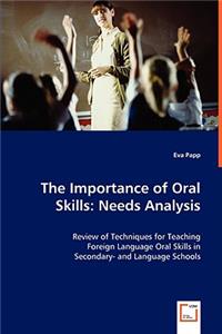 The Importance of Oral Skills