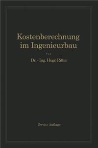 Kostenberechnung Im Ingenieurbau