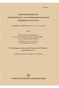 Zur Wirkungsweise Der Steroiden Hormone Auf Wachstum Und Differenzierung