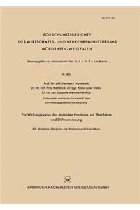 Zur Wirkungsweise Der Steroiden Hormone Auf Wachstum Und Differenzierung