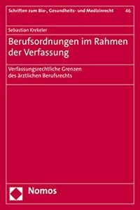 Berufsordnungen Im Rahmen Der Verfassung