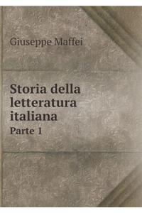 Storia Della Letteratura Italiana Parte 1