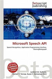 Microsoft Speech API