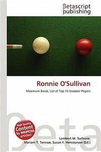 Ronnie O'Sullivan