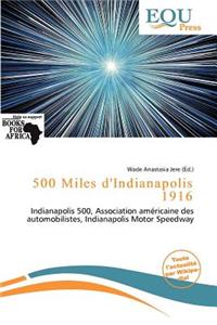 500 Miles D'Indianapolis 1916