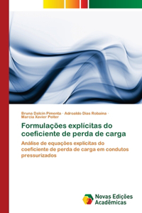 Formulações explícitas do coeficiente de perda de carga