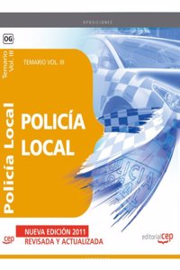 Policia Local. Temario Vol. III.
