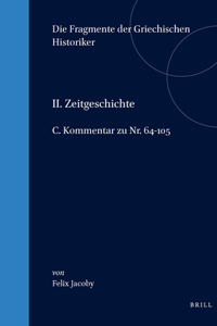 II. Zeitgeschichte, C. Kommentar Zu Nr. 64-105