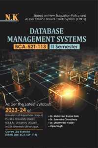 Neelkanth - BCA Textbook (II Semester) - Database Management Systems (BCA-52T-113)