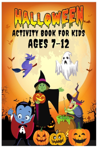 Halloween Activity Book for Kids Ages 7-12