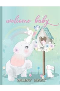 Welcome Baby Shower Guest Book