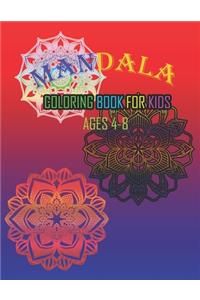 Mandala Coloring Book for kids ages 4-8