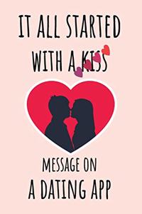 It all started with a Kiss Message on a Dating App