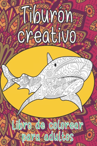 Tiburón creativo - Libro de colorear para adultos