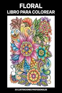Floral Libro para Colorear