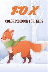 Fox Coloring Book For Kids