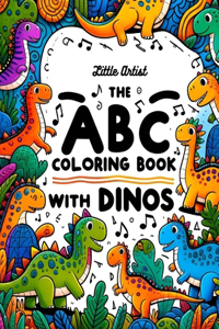 Dinosaurs Alphabet Coloring Book for Kids