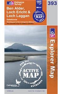 Ben Alder, Loch Ericht and Loch Laggan