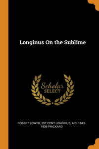 Longinus On the Sublime