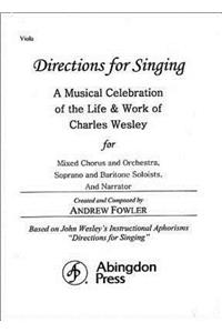 Directions for Singing - Viola