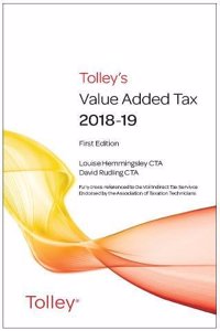 Tolley's Value Added Tax 2018-19 (includes First and Second editions)