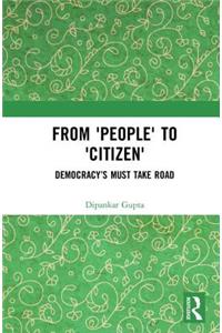 From 'People' to 'Citizen'