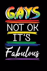 Gays Not Ok It's Fabulous