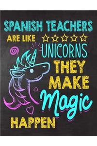 Spanish Teachers are like Unicorns They make Magic Happen