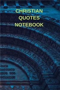 Christian Quotes Notebook