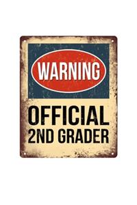 Warning Official 2nd Grader