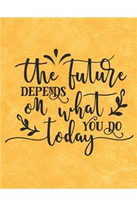 Back To School Notebook with Inspirational Quote - SOFT Cover