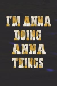 I'm Anna Doing Anna Things