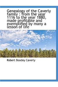 Genealogy of the Caverly Family