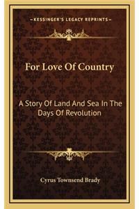 For Love Of Country