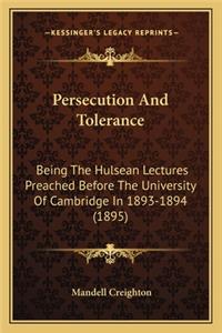 Persecution and Tolerance