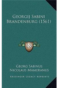 Georgij Sabini Brandenburg (1561)
