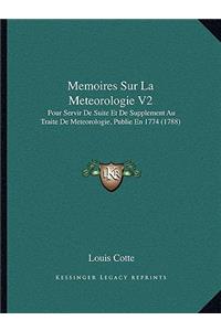 Memoires Sur La Meteorologie V2