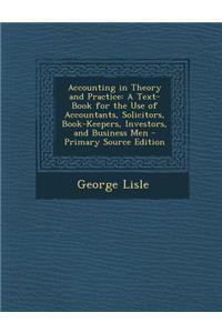 Accounting in Theory and Practice