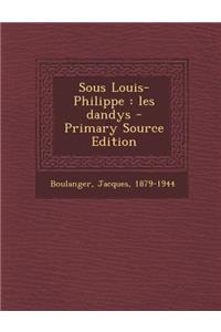 Sous Louis-Philippe