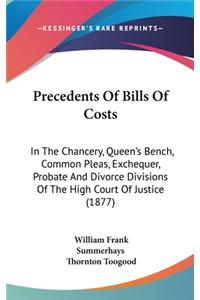 Precedents Of Bills Of Costs
