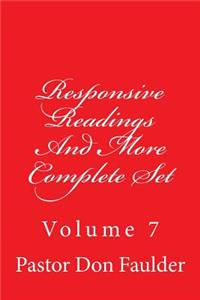 Responsive Readings And More