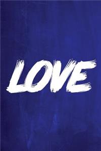 Chalkboard Journal - LOVE (Blue)