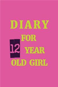 Diary For 12 Year Old Girl