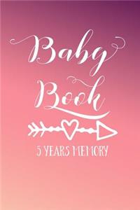 Baby Book 5 Years Memory