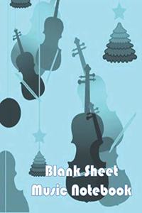 Blank Sheet Music Notebook